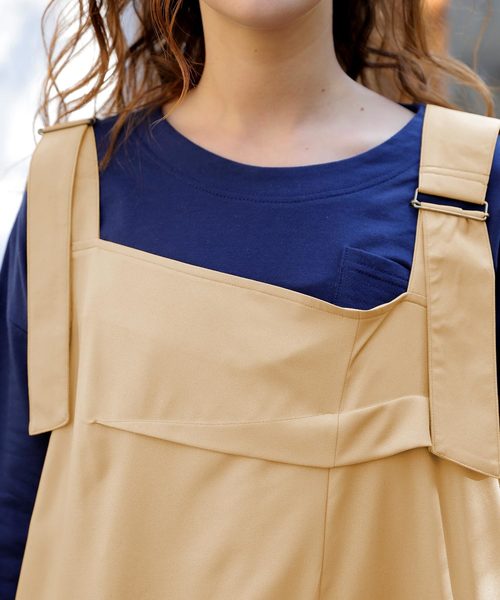 ange♡　Chacott　テーパードオールインワン　Ｍサイズ シャイニータフタ撥水ロンパース / SAITO / ADAM ET ROPÉ FEMME