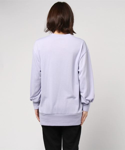 rps（アールピーエス）の「ポケット付き裏毛オーバーサイズプルオーバー（スウェット・レディース・ベージュ/ピンク/ラベンダー/ライトカーキ/杢グレー・M）」の11枚目の写真