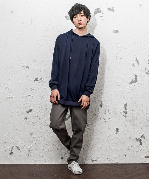 MinoriTY（マイノリティ）の「オーバーサイズシルエット ルーズ プルパーカー（パーカー・メンズ・ブラック/ベージュ/ネイビー/モカ/ワイン・M/L）」の16枚目の写真