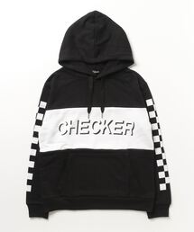 STYLEBLOCK（スタイルブロック）の「切り替え配色ロゴプリントスウェットパーカー（パーカー）」