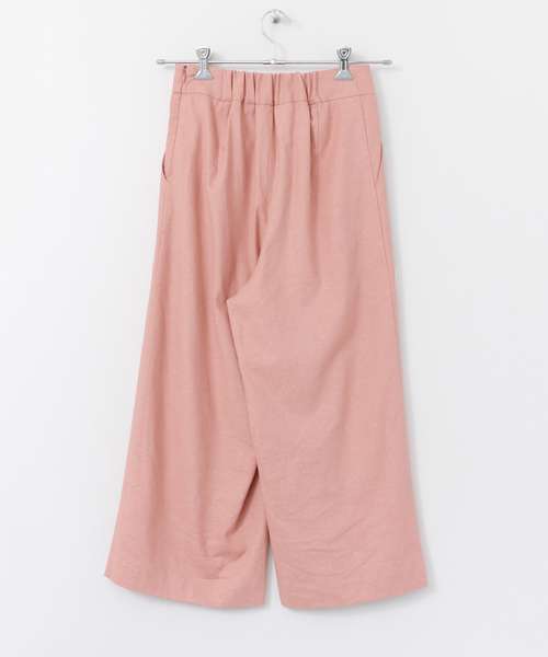 URBAN RESEARCH Sonny Label（アーバンリサーチサニーレーベル）の「麻混クロップドバギーパンツ（その他パンツ・レディース・ピンク/ベージュ/ネイビー・FREE）」の19枚目の写真