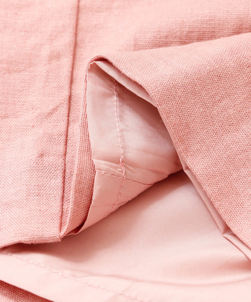 URBAN RESEARCH Sonny Label（アーバンリサーチサニーレーベル）の「麻混クロップドバギーパンツ（その他パンツ・レディース・ピンク/ベージュ/ネイビー・FREE）」の8枚目の写真