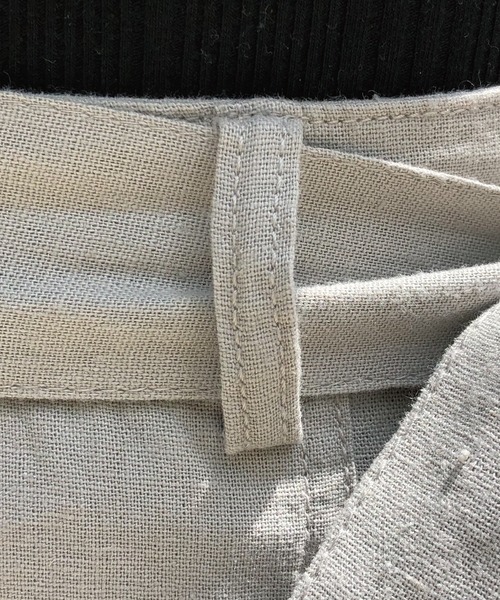 meJane（ミージェーン）の「麻レーヨン/ワイドパンツ（その他パンツ・レディース・ベージュ/グレー/オフホワイト/カーキ/ブラック/オリーブ/ダークベージュ/ナチュラル・フリー/L/M）」の14枚目の写真