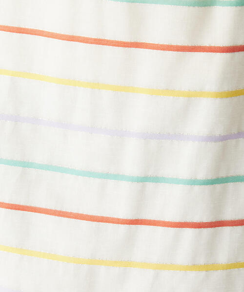 EMMEL REFINES（エメルリファインズ）の「【EMMEL REFINES】SMF HW CL I マルチラメボーダースカート（スカート・レディース・オフホワイト/ブラック・M/S）」の3枚目の写真