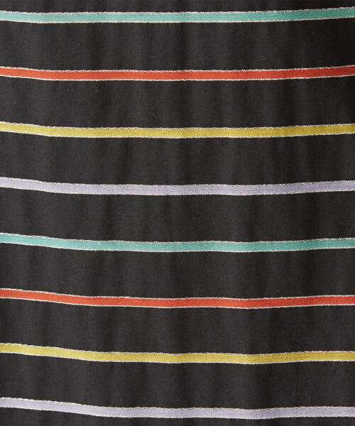 EMMEL REFINES（エメルリファインズ）の「【EMMEL REFINES】SMF HW CL I マルチラメボーダースカート（スカート・レディース・オフホワイト/ブラック・M/S）」の6枚目の写真