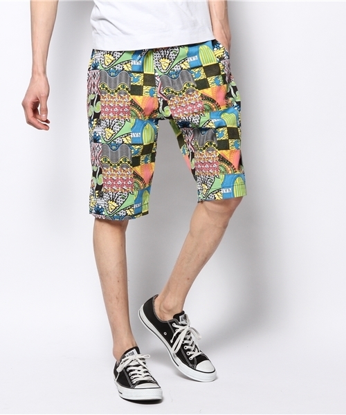 FAT（エフエイティー）の「KAKTUS SHORTS（その他パンツ・メンズ・ネイビー/オレンジ/マルチ・TITCH(M)/SKINNY(L)/FAT(XL)/JUMBO(XXL)）」の4枚目の写真