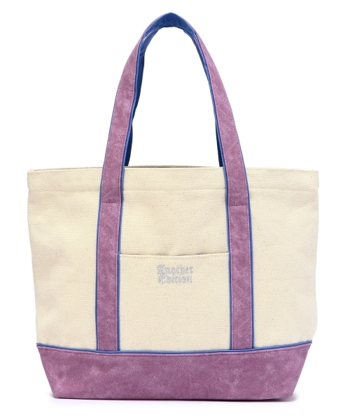 Another Edition(アナザーエディション)の「AE CANVAS TOTE L(ショルダーバッグ・レディース・ブラック/ライラック・フリー)」の12枚目の写真