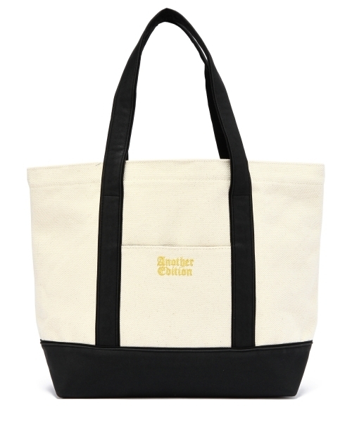Another Edition(アナザーエディション)の「AE CANVAS TOTE L(ショルダーバッグ・レディース・ブラック/ライラック・フリー)」の1枚目の写真