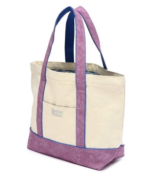 Another Edition(アナザーエディション)の「AE CANVAS TOTE L(ショルダーバッグ・レディース・ブラック/ライラック・フリー)」の8枚目の写真