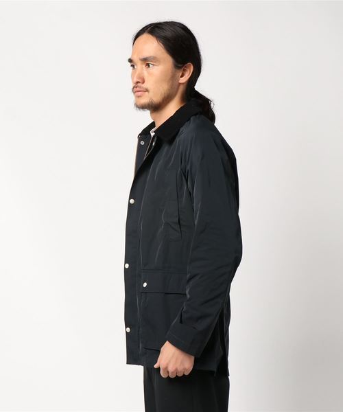 Hub&Spoke(ハブアンドスポーク)の「ナイロン衿着替えブルゾン(ブルゾン・メンズ・アイボリー/ネイビー・MEDIUM/LARGE)」の3枚目の写真