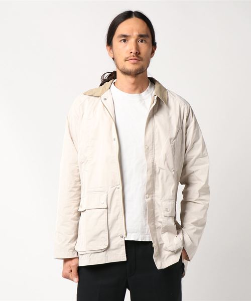 Hub&Spoke(ハブアンドスポーク)の「ナイロン衿着替えブルゾン(ブルゾン・メンズ・アイボリー/ネイビー・MEDIUM/LARGE)」の7枚目の写真