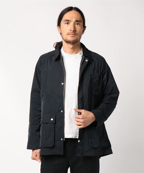 Hub&Spoke(ハブアンドスポーク)の「ナイロン衿着替えブルゾン(ブルゾン・メンズ・アイボリー/ネイビー・MEDIUM/LARGE)」の6枚目の写真