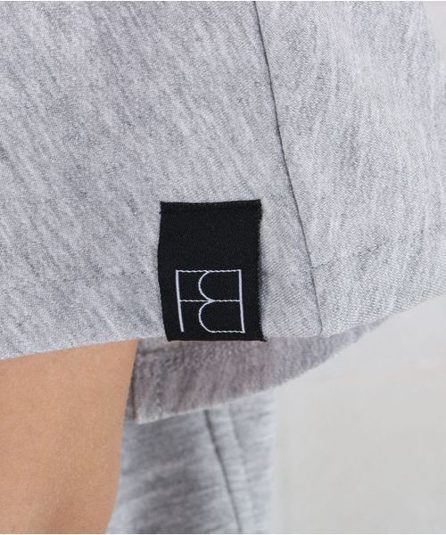 sabstreet my standard(サブストリートマイスタンダード)の「『FONT LAB(フォントラブ)』インナータンクトップ付きレイヤードドルマントップス【9号(M)】(Tシャツ/カットソー・レディース・ネイビー/グレー/オフホワイト・9号/19号)」の9枚目の写真