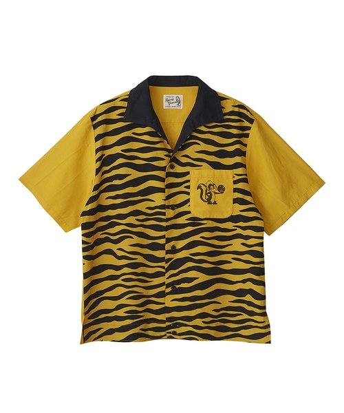 HYSTERIC GLAMOUR(ヒステリックグラマー)の「HYSTERIC BOWLER 半袖ビッグボーリングシャツ(シャツ/ブラウス・レディース・イエロー/ホワイト/レッド・FREE)」の6枚目の写真