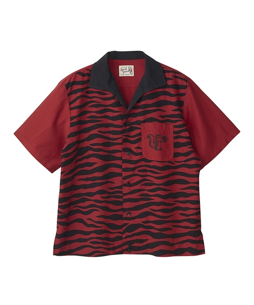 HYSTERIC GLAMOUR(ヒステリックグラマー)の「HYSTERIC BOWLER 半袖ビッグボーリングシャツ(シャツ/ブラウス・レディース・イエロー/ホワイト/レッド・FREE)」の5枚目の写真