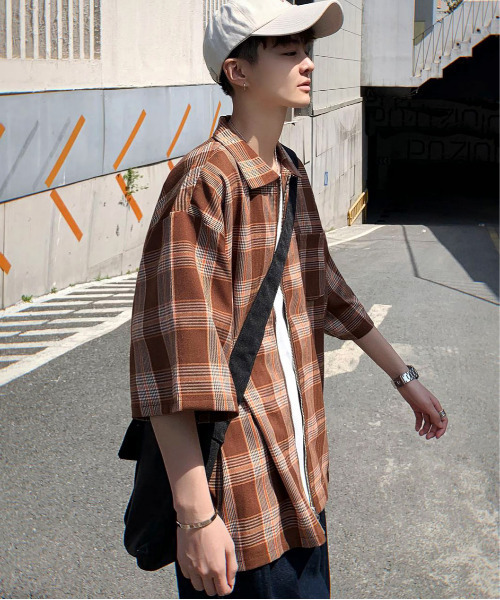 neos(ネオス)の「【neos -addictive design-】ルーズシルエット チェック ジップ ジャケット(ブルゾン・メンズ・グレー/ブラウン/ネイビー・MEDIUM/LARGE)」の17枚目の写真