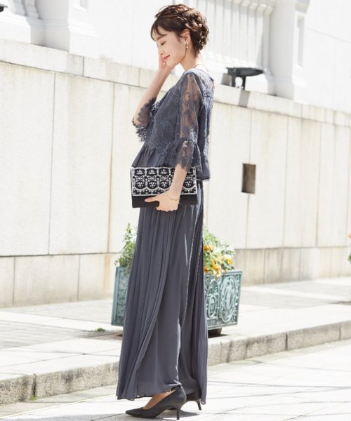 Dorry Doll（ドリードール）の「ビーズｘパール刺繍モチーフ使いクラッチバッグ（クラッチバッグ・レディース・ブラック/ベージュ/モカ・FREE）」の15枚目の写真