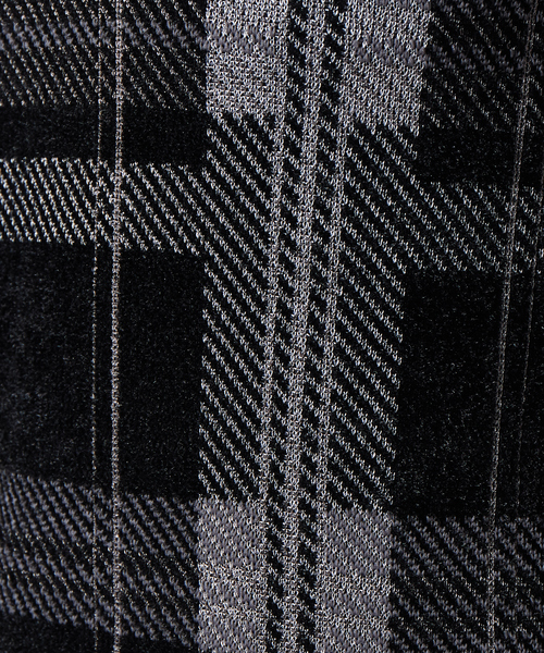 5351 POUR LES HOMMES（ゴーサンゴーイチプールオム）の「ライトタータンニット（ニット/セーター・メンズ・ホワイト/ブラック/ボルドー・44/50/48/46）」の18枚目の写真