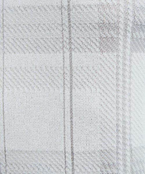 5351 POUR LES HOMMES（ゴーサンゴーイチプールオム）の「ライトタータンニット（ニット/セーター・メンズ・ホワイト/ブラック/ボルドー・44/50/48/46）」の12枚目の写真