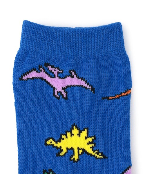 SHIPS（シップス）の「SHIPS KIDS:ダイナソー ソックス（ソックス/靴下・キッズ・ブルー/ライトグレー/オフホワイト/グリーン/ブラック/ベージュ/オレンジ/ネイビー/ライトブルー/レッド・LARGE/MEDIUM/SMALL）」の11枚目の写真