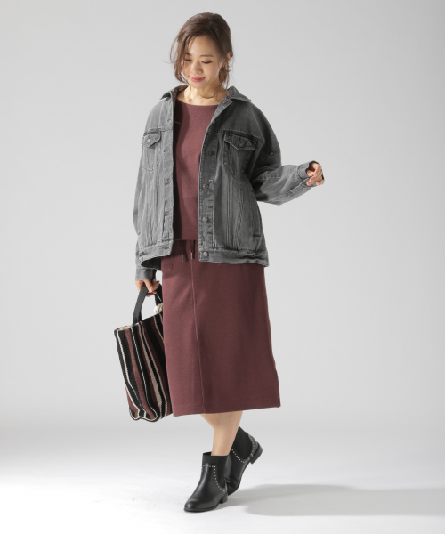 BAYFLOW(ベイフロー)の「カットソータイトスカート(スカート・レディース・ベージュ/ネイビー/ブラウン・SMALL/MEDIUM)」の15枚目の写真