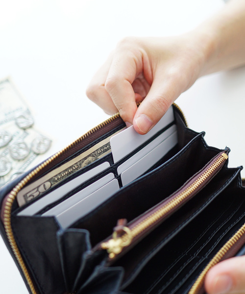 バギーポート 長財布 HRD-400 フルクロームツートンシリーズ グレー×ネイビー BP-HRD400-11