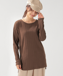 リブロングTシャツ