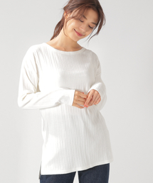 リブロングTシャツ