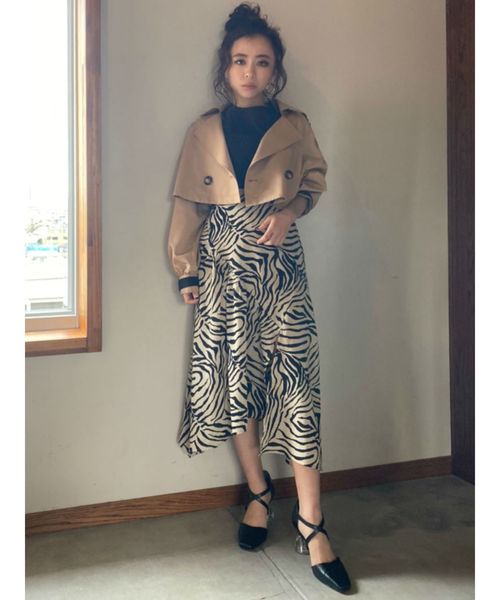 EVRIS（エヴリス）の「スクエアトゥクリアヒールパンプス（パンプス・レディース・ブラック/ブラウン・SMALL/MEDIUM/LARGE）」の11枚目の写真