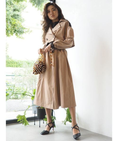 EVRIS（エヴリス）の「スクエアトゥクリアヒールパンプス（パンプス・レディース・ブラック/ブラウン・SMALL/MEDIUM/LARGE）」の15枚目の写真