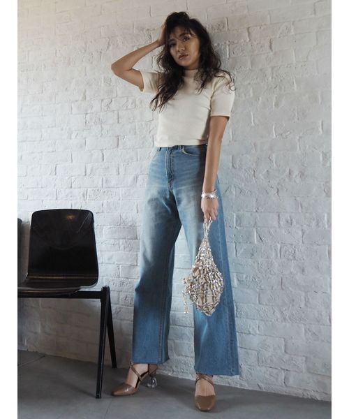 EVRIS（エヴリス）の「スクエアトゥクリアヒールパンプス（パンプス・レディース・ブラック/ブラウン・SMALL/MEDIUM/LARGE）」の21枚目の写真