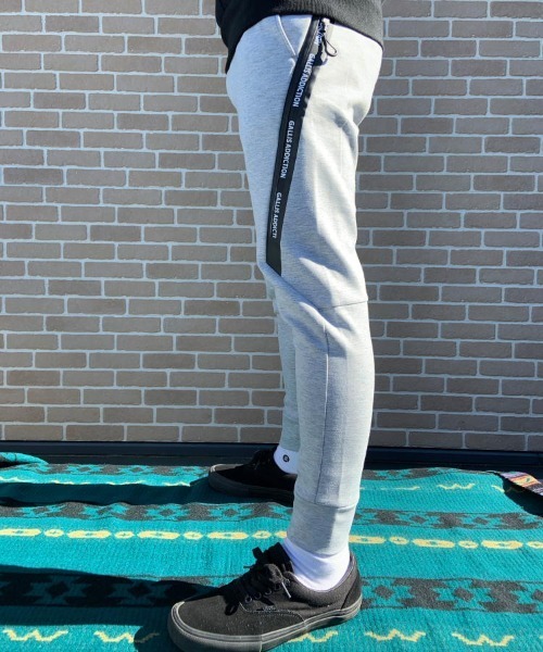 GALLIS ADDICTION（ガリスアディクション）の「GA・ポンチ止水ZIPパンツ２（スウェットパンツ・メンズ・ブラック/グレー・S/L/XL/M）」の20枚目の写真