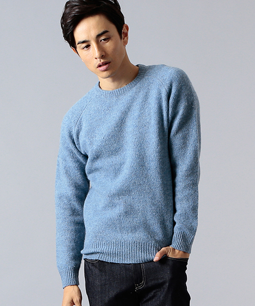 B:MING by BEAMS(ビーミングバイビームス)の「ビーミング by ビームス / CREW KNIT(ニット/セーター・メンズ・オフホワイト/チャコールグレー/ベージュ/サックスブルー/ネイビー/レッド・MEDIUM/SMALL/X-LARGE/LARGE)」の5枚目の写真