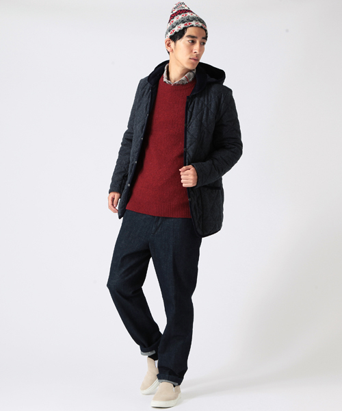 B:MING by BEAMS(ビーミングバイビームス)の「ビーミング by ビームス / CREW KNIT(ニット/セーター・メンズ・オフホワイト/チャコールグレー/ベージュ/サックスブルー/ネイビー/レッド・MEDIUM/SMALL/X-LARGE/LARGE)」の8枚目の写真