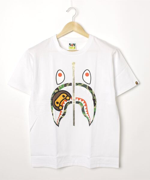 【A BATHING APE】ABC CAMO MILO SHARK TEE 要在庫確認 A BATHING APE® Abc Camo Milo Shark Tee | Bape official