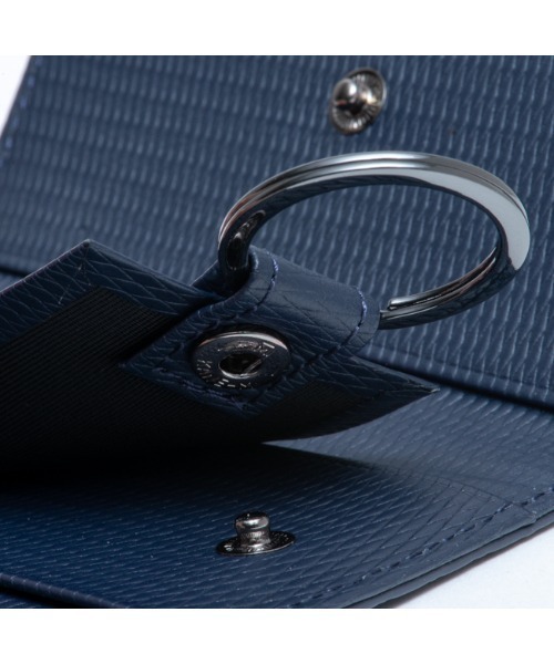 LANVIN collection（ランバン コレクション）の「LANVIN COLLECTION(ランバン・コレクション) LEATHER CONBINATION キーケース（キーケース/キーアクセサリー・メンズ・ブラック/グレー/ネイビー・FREE）」の5枚目の写真