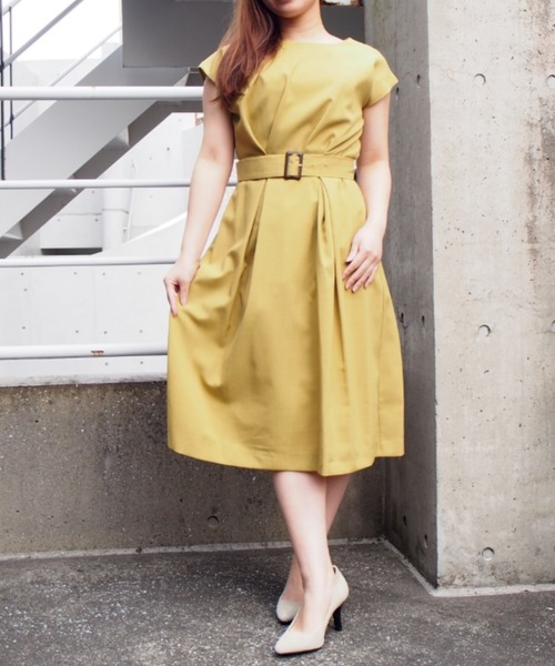 セール サップ共ベルト付ワンピース ワンピース Interplanet インタープラネット のファッション通販 Zozotown