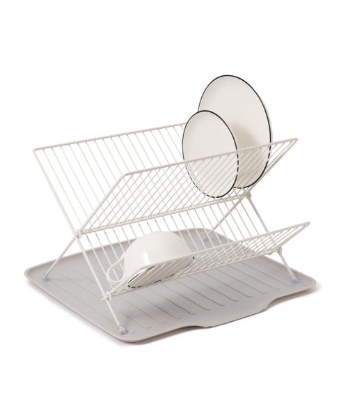 Francfranc(フランフラン)の「X型 ワイヤーディッシュラック ホワイト(キッチンツール・レディース・ホワイト・FREE)」の7枚目の写真