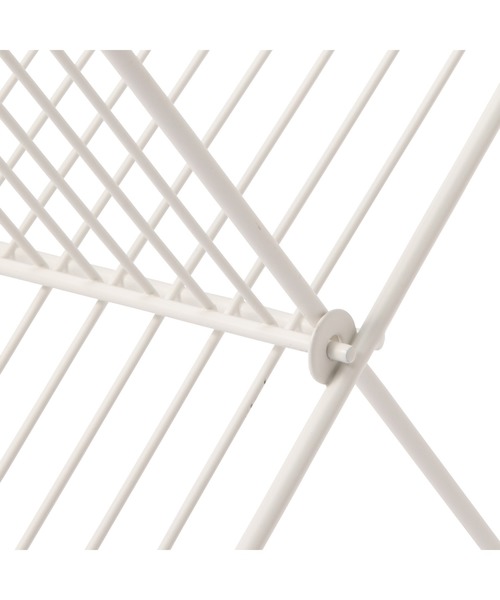 Francfranc(フランフラン)の「X型 ワイヤーディッシュラック ホワイト(キッチンツール・レディース・ホワイト・FREE)」の4枚目の写真