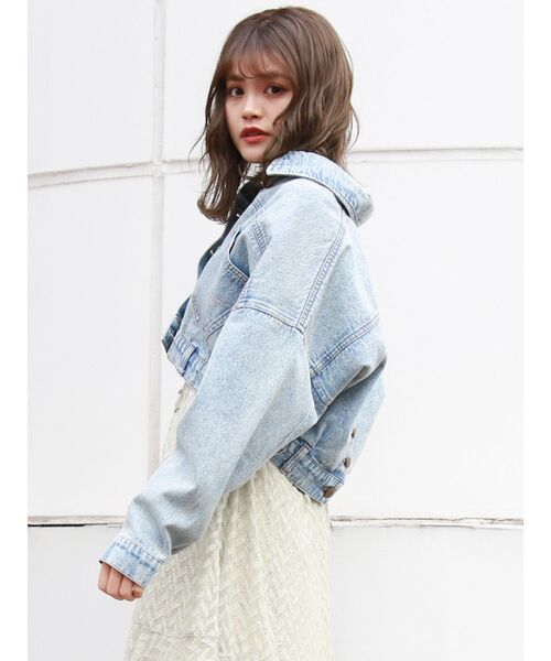 大人気✩︎ルーズGジャン BONLECILL デニムジャケット gジャン ルーズデニムジャケット/G