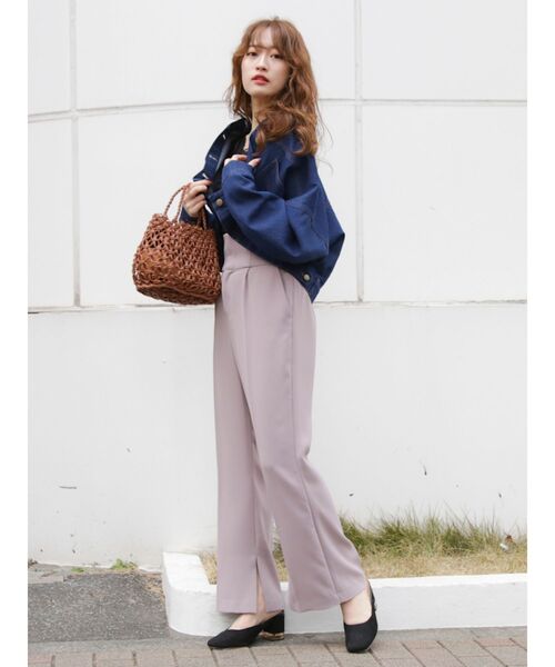 dazzlin（ダズリン）の「ルーズシルエットショートGジャン（デニム