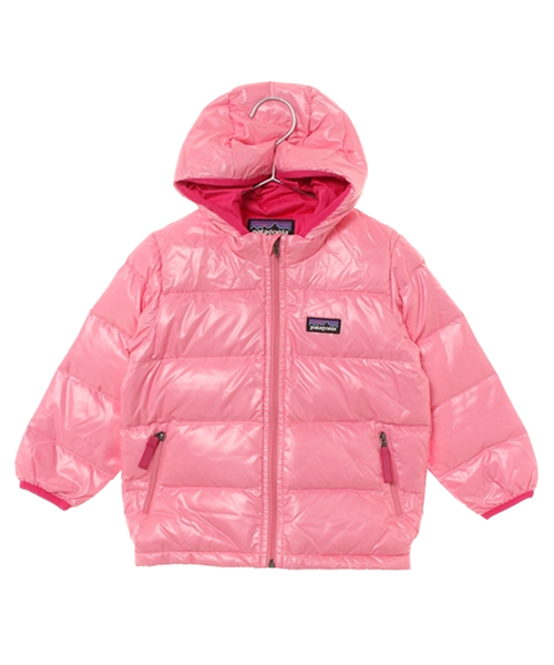 こども ビームス(コドモビームス)の「Patagonia / 14 Baby Hi-Loft Down Sweater Hoody (12m~5y)(ダウンジャケット/コート・キッズ・パープル/ネイビー/ピンク・5Y/18M/12M/2Y/3Y/4Y)」の4枚目の写真