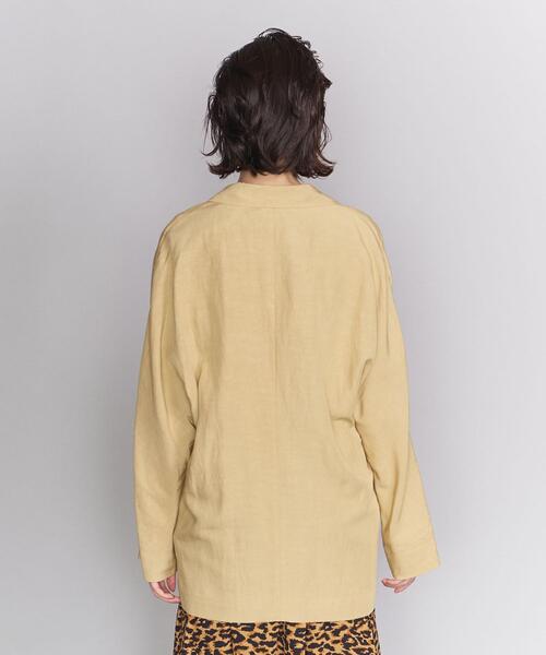 BEAUTY&YOUTH UNITED ARROWS(ビューティーアンドユースユナイテッドアローズ)の「BY ドルマンスリーブテーラードジャケット ◆(テーラードジャケット・レディース・ブラック/クリーム・SMALL/MEDIUM)」の3枚目の写真