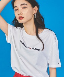 ベーシック 刺繍 ロゴ Tシャツ