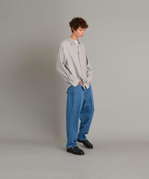 【美品】Steven Alan/BTR NEL バンドカラーシャツ-LOOSE 美品】Steven Alan/BTR NEL バンドカラーシャツ-LOOSE - メルカリ