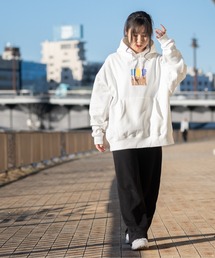 【h】〔Mark Gonzales/マーク・ゴンザレス〕Skaters Pt. BIG HOODIE　CVC裏毛パーカー