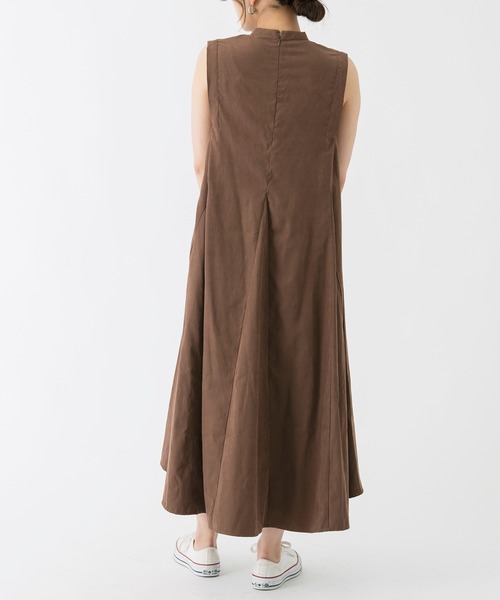 Ambre Neige（アンブルネージュ）の「ノースリーブフレアワンピース／【WEB/EC限定商品】（ワンピース・レディース・オレンジ系その他/ブラウン系その他・FREE）」の8枚目の写真