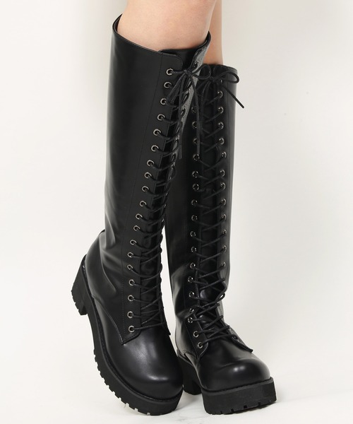 WC（ダブル シー）の「WC/ロングブーツ（ブーツ・レディース・ブラック・MEDIUM/SMALL）」の3枚目の写真