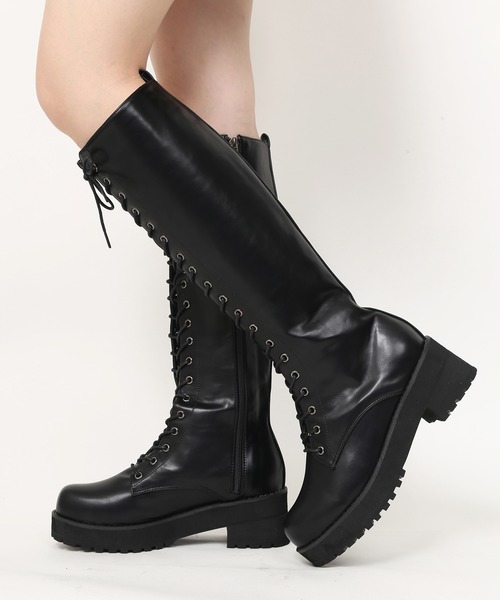 WC（ダブル シー）の「WC/ロングブーツ（ブーツ・レディース・ブラック・MEDIUM/SMALL）」の4枚目の写真