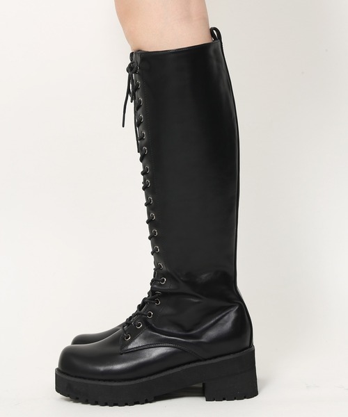 WC（ダブル シー）の「WC/ロングブーツ（ブーツ・レディース・ブラック・MEDIUM/SMALL）」の6枚目の写真